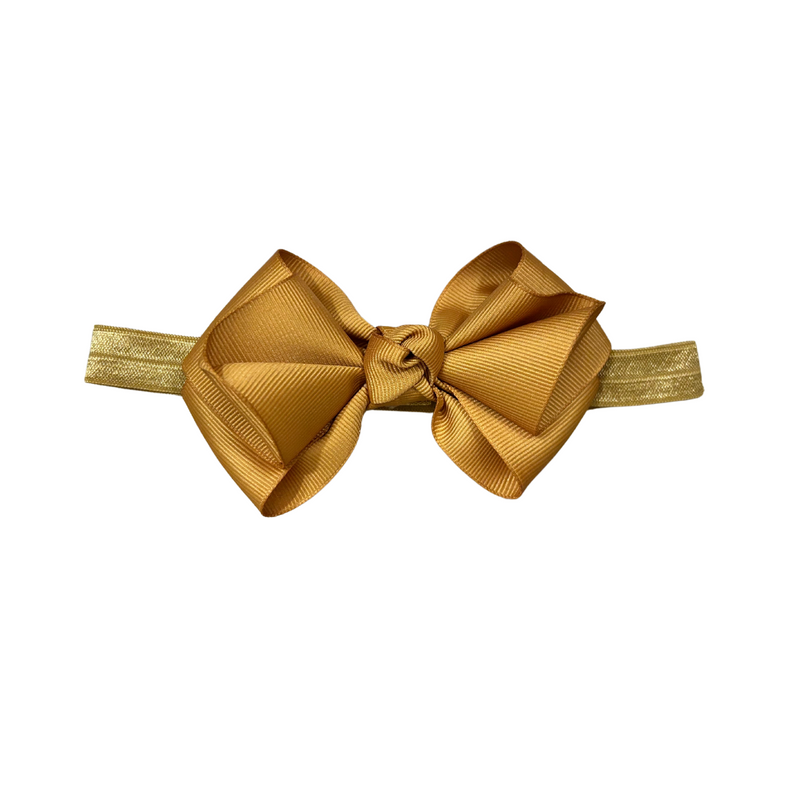 Lilly Bow | Mustard Grosgrain