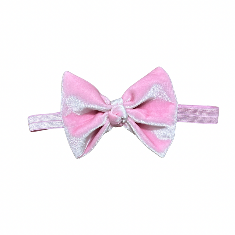 Rory Bow | Light Pink Velvet