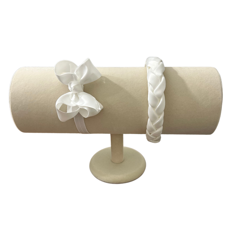 Mommy & Lena | White Satin