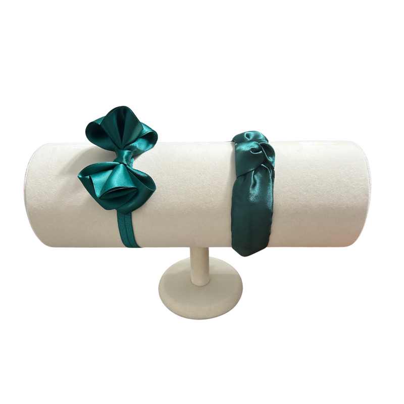 Mommy & Lilly | Hunter Green Satin