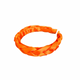 Braided Headband | Orange Satin