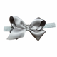 Lena Bow | Silver Satin