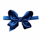 Lena Bow | Navy Satin
