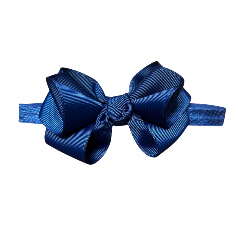Lilly Bow | Navy Grosgrain