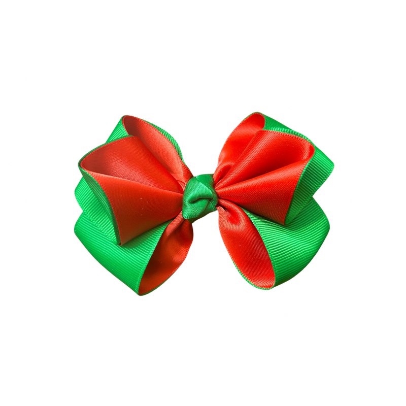Lilly Bow Clip | Combo Red Green