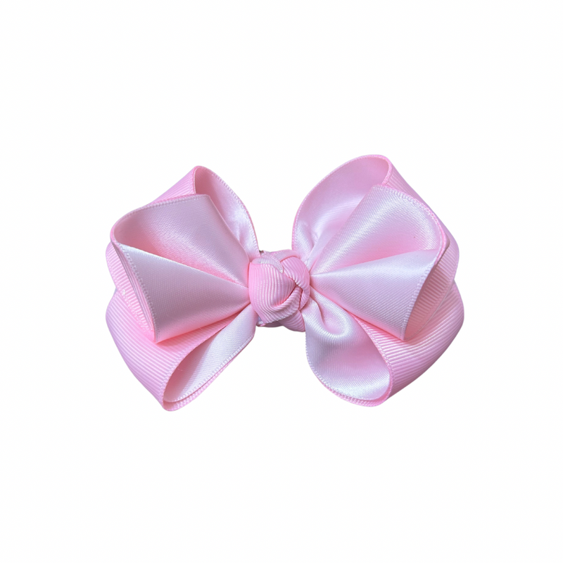 Lilly Bow Clip | Combo Light Pink