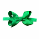 Lena Bow | Green Grosgrain