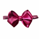 Lilly Bow | Wine Satin