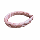 Braided Headband | Dusty Rose Satin