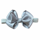 Lilly Bow | Silver Satin